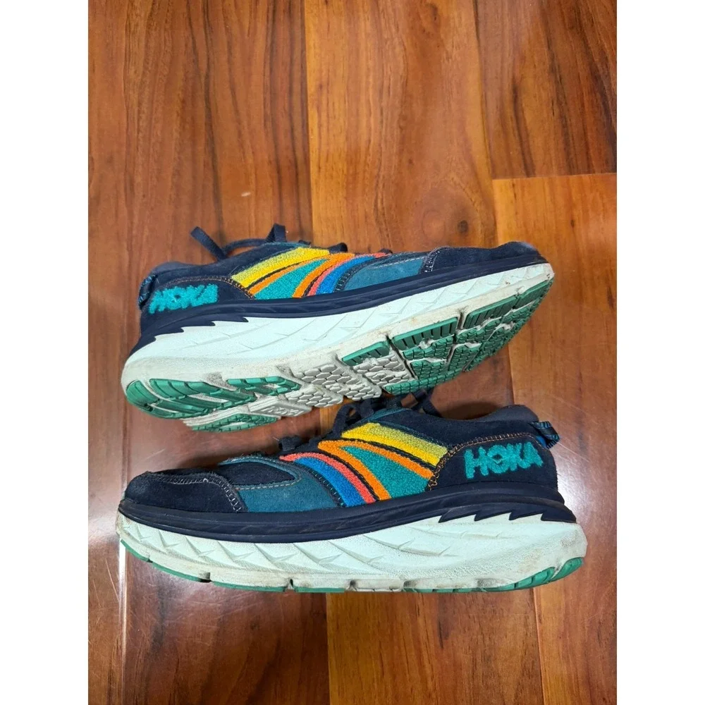 Hoka One One Bondi L Embroidery Sneakers Womens 9 Colorful Outer Space Shoes
